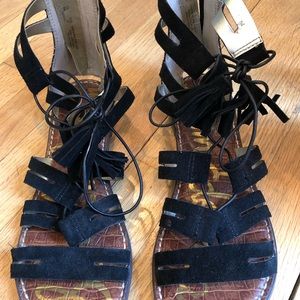 Sam Edelman Black Gladiator Sandals
